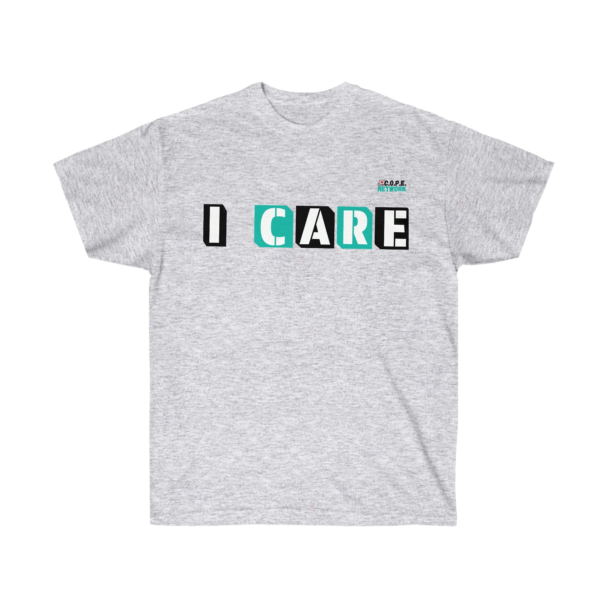 I care Ash t shirts